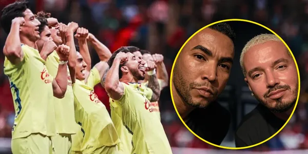 Jugadores del Club América vs Baja Beach Fest 2025 / Foto: MEXSPORT y GROK