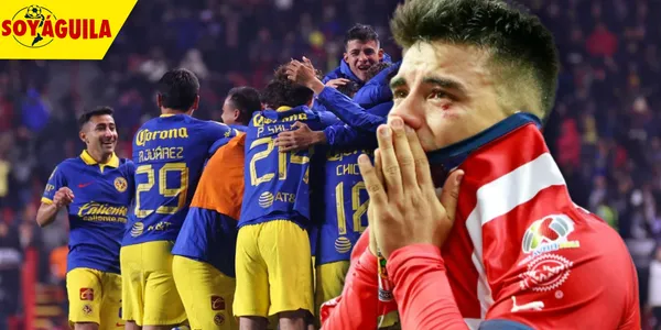 Jugdores del América y Chivas (Fuente: MEXSPORT)