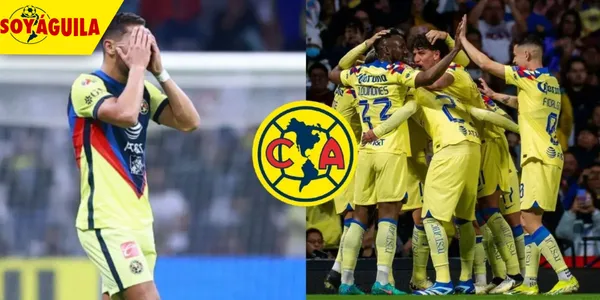 Jugdores del Club América (Fuente: MEXSPORT)