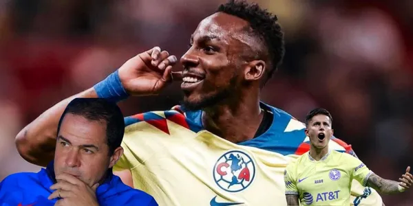 Julián Quiñones con América (foto: Mexsport)