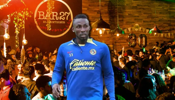 Julián Quiñones con antro de fondo