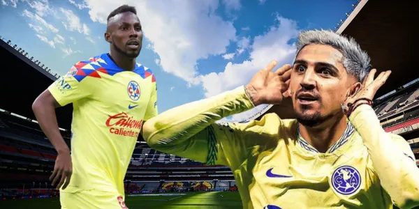 Julián Quiñones debutó con el América ante el Puebla y lo que hizo Diego Valdés que demostrarían celos