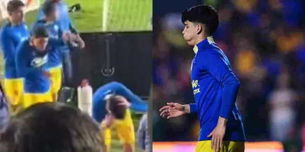 Kevin Álvarez sufrió un sorpresivo golpe por parte de Javier Aquino.