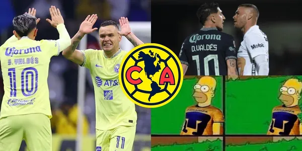 La afición de los Pumas ya se empieza a aesconder tras ver el escudo del América