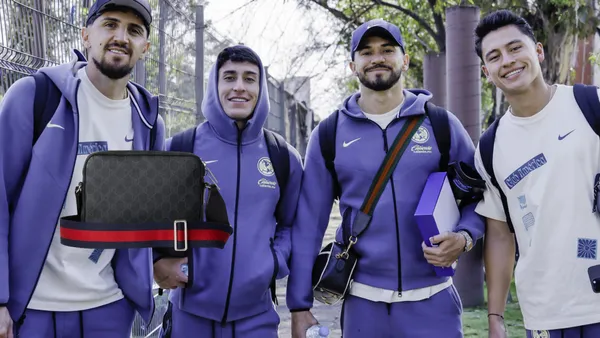 La concentración del América - Foto: X (@ClubAmerica)