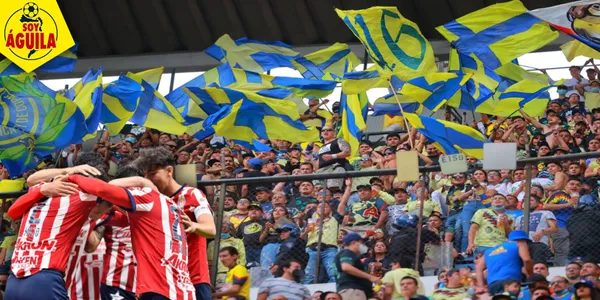 La diferencia entre la afición de Chivas y el América en los estadios
