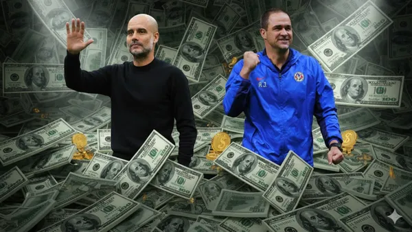 La diferencia salaria entre Guardiola y Jardine.