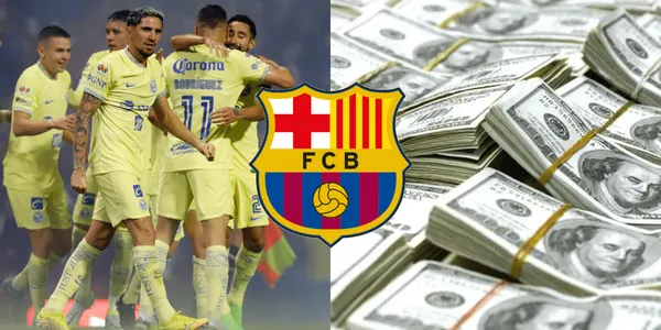 La figura del América que podría llegar al Barcelona, dejando una buena cantidad de millones en el cuadro de Coapa