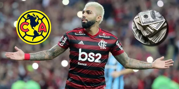 La millonada que gastaría el América por Gabigol del Flamengo
