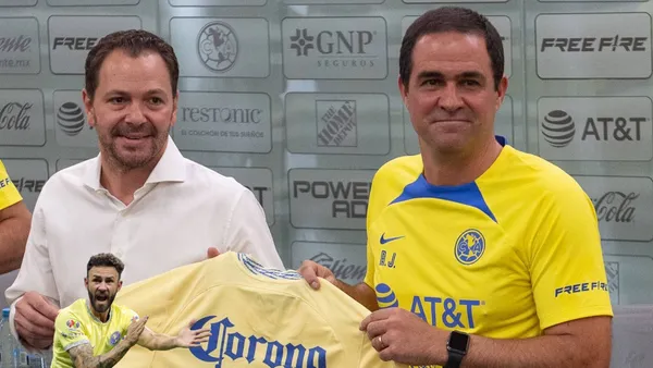 La presentación de André Jardine con América - Foto: Captura de pantalla