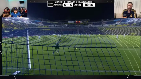 La transmisión de Miguel Layún del América vs Xolos - Foto: Captura de pantalla