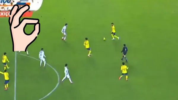 Las acciones en el América vs Xolos - Foto: Captura de pantalla