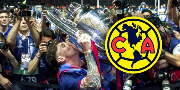 Lionel Messi levantando la UEFA Champions League (Fuente: ESPN)