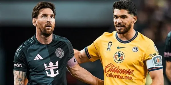 Lionel Messi y Henry Martín / Foto: MEXSPORT