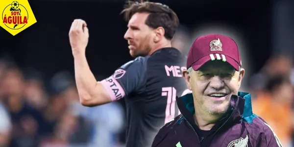 Lionel Messi y Javier Aguirre (Fuente: MEXSPORT)