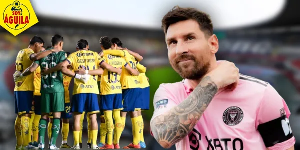 Lionel Messi y jugadores juveniles del América (Fuente: MEXSPORT / MLS)