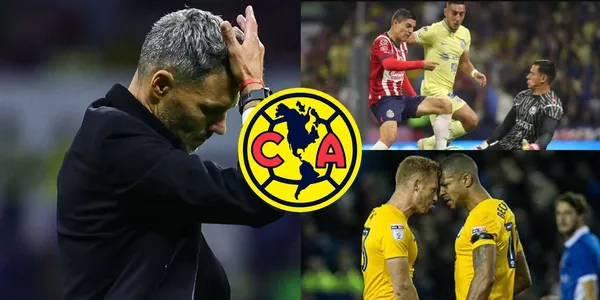 Los jugadores del América que discutieron tras el duelo entre azulcremas y Chivas; hay tensión en el vestidor