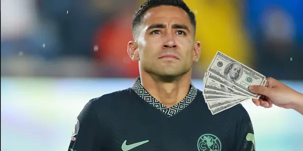 Luis Fuentes con el América (foto: Diario Récord)