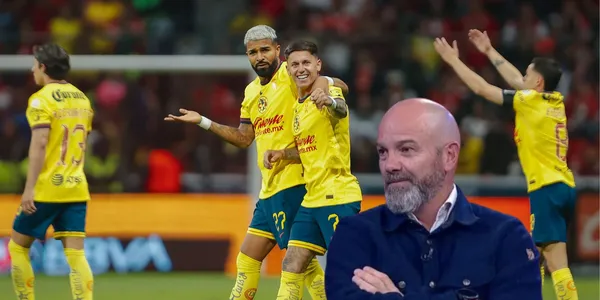 Luis García y Jugadores de América/FOTO: x América