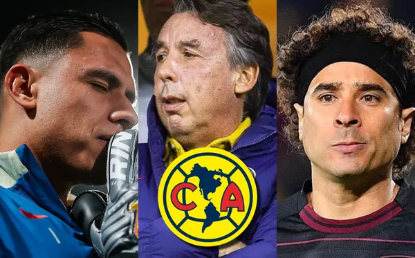 Luis Malagón, Emilio Azcárraga y Guillermo Ochoa.