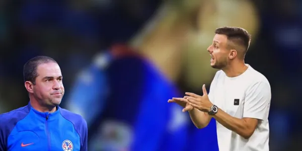 Martín Anselmi dando indicaciones (foto: Diario Récord)