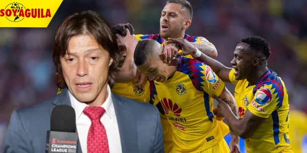 Matías Almeyda y jugadores del América (Fuente: MEXSPORT)