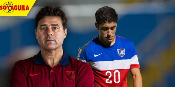 Mauricio Pochettino y Alejandro Zendejas (Fuente: MEXSPORT)