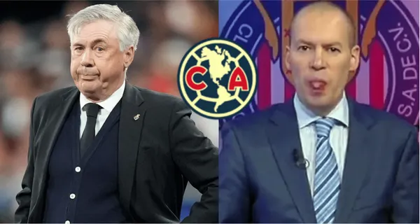 Mientras el periodista de FOX se la vive hablando mal de las Águilas para comer, Ancelotti lo puso en su puesto.