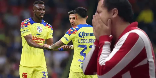 Ni bien debutó con el América y Julián Quiñones le lanza una bofetada a Chivas