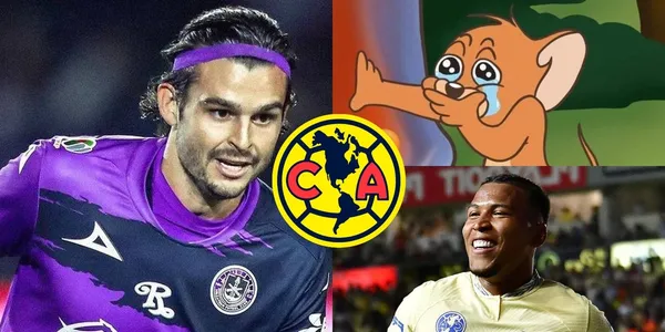 Nicolás Benedetti quiso calentar el partido contra las Águilas, pero al ex americanista no le salieron las cosas del todo bien