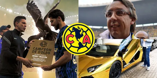 No sólo la placa, el otro regalo a Henry de Azcárraga por su campeonato de goleo