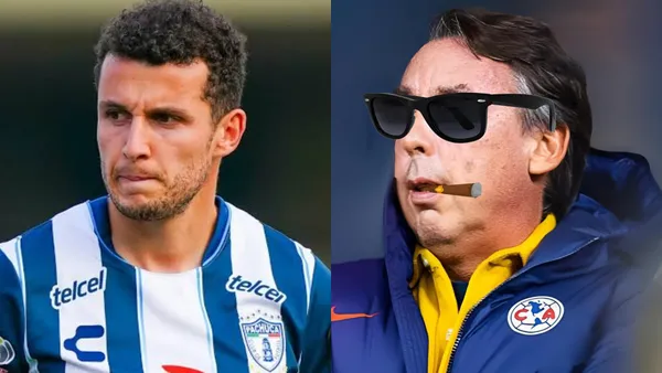 Oussama Idrissi y Emilio Azcárraga.