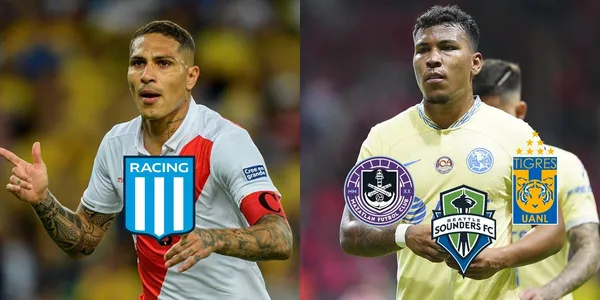 Paolo Guerrero le ganó el lugar a Roger en Racing, el nuevo destino del colombiano fuera de América