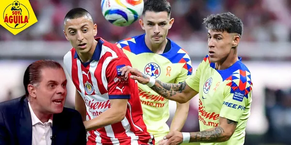 Partido entre América y Chivas de la Liga MX (Fuente: MEXSPORT)