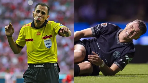 Pese a que América no perdió en los Cuartos de final de ida ante el Puebla, la falta de pantalones del silbante, Luis Enrique Santander, sí terminó por mermar.