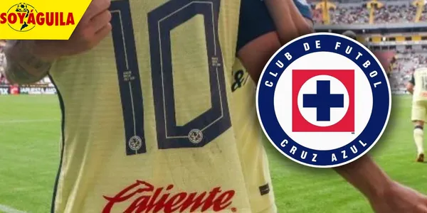 Playera 10 del América (Fuente: MEXSPORT)