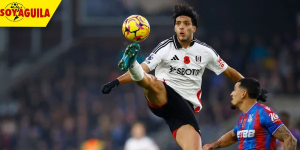 Raúl Jiménez en el Fulham (Fuente: TV Azteca)