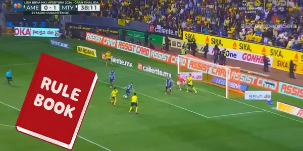 Reglamento en el gol de Kevin/FOTO: TUDN