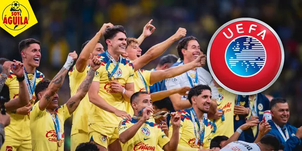 Repsresentación del América levantando la copa de la Liga MX (Fuente: MEXSPORT)