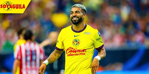 Rodrigo Aguirre en el América (Fuente: MEXSPORT)