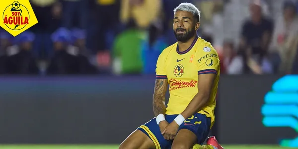 Rodrigo Aguirre en el América (Fuente: MEXSPORT)