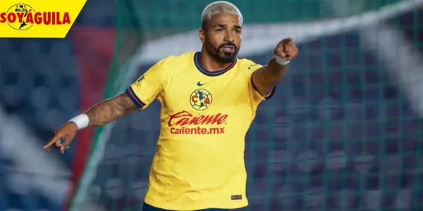 Rodrigo Aguirre en el América (Fuente: TV Azteca)