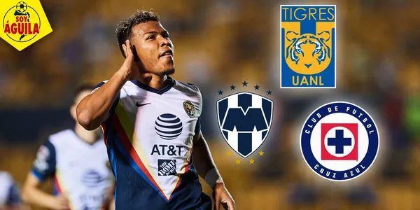 Roger Martínez en el América (Fuente: MEXSPORT)