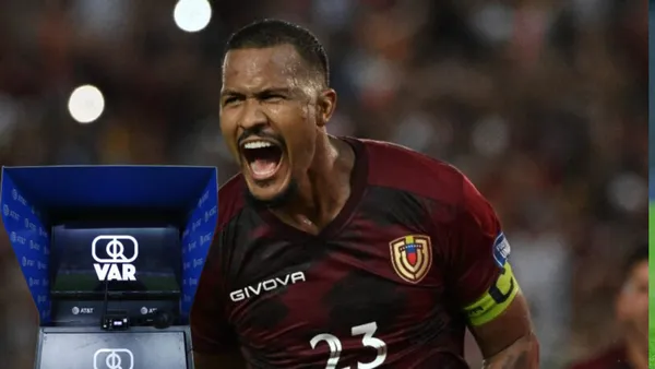 Salomón Rondón con Venezuela - Foto: Captura de pantalla