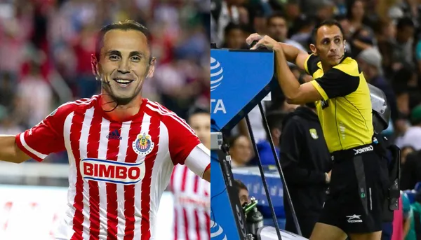 Santander, arbitro con camiseta de Chivas