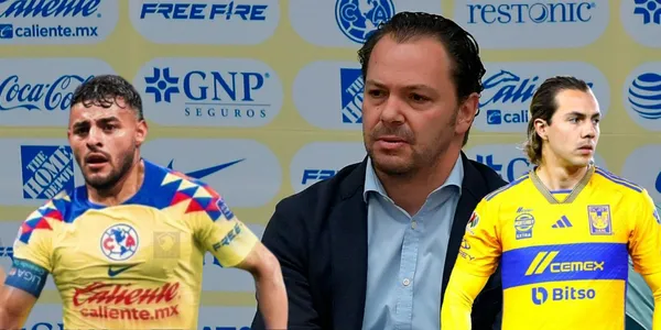 Santiago Baños con Vega y Córdova/FOTO: Fútbol Total