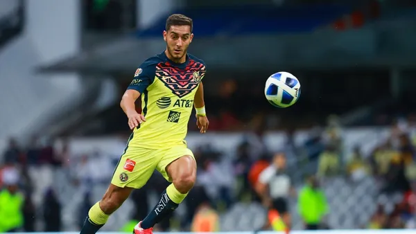 Sebastián Cáceres anotó el gol del empate para el América en el duelo de ida de los cuartos de final ante Puebla.