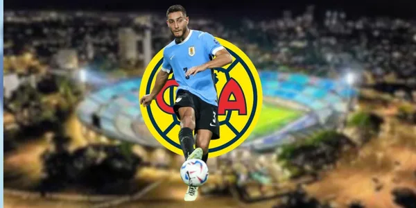 Sebastián Cáceres con Uruguay (Foto: Conmebol)