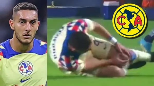 Sebastián Cáceres lesionado.