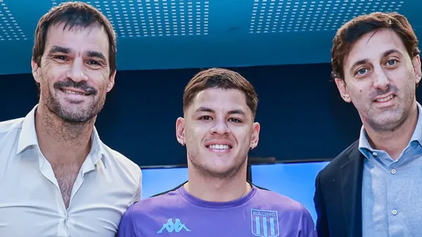 Sebastián Saja, Richard Sánchez y Diego Milito - Foto: X (@RacingClub)